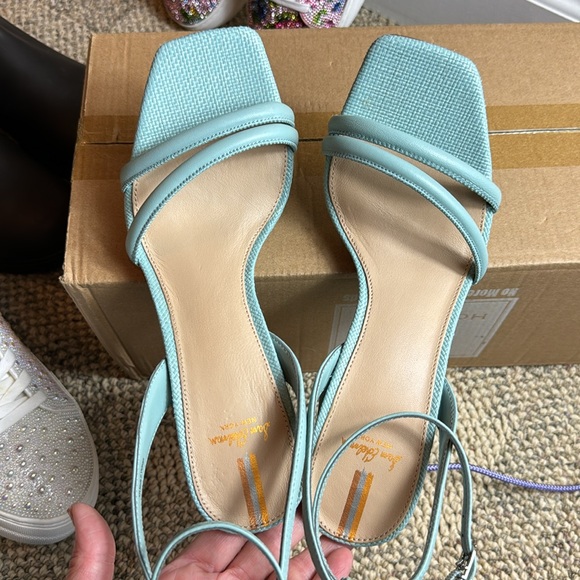 NWTIB • Sam Edelman • Womens Kia Block Heel Sandal • Tide Blue • Size 9 😍 - Picture 11 of 17